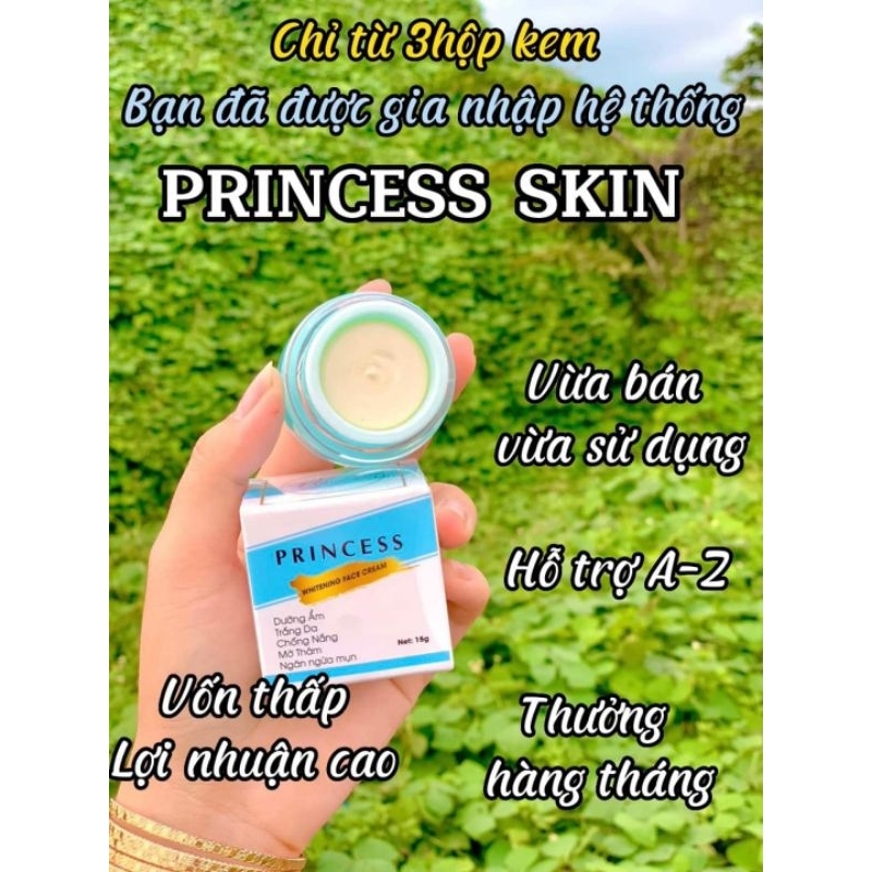 Combo 3 kem face princess tặng hũ body dưỡng da