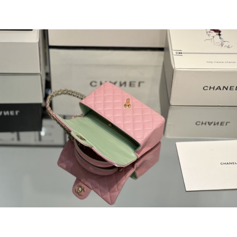 Túi xách nữ C.N mini mix màu phiên bản mới xinh dã man (hồng, trắng ,đen)sz20cm da mịn fullbox vip nam châm