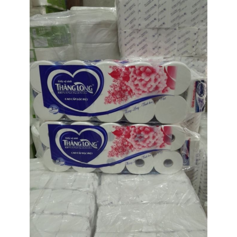 Giấy vệ sinh Thăng Long cao cấp 1,8 kg (có lõi, không lõi)