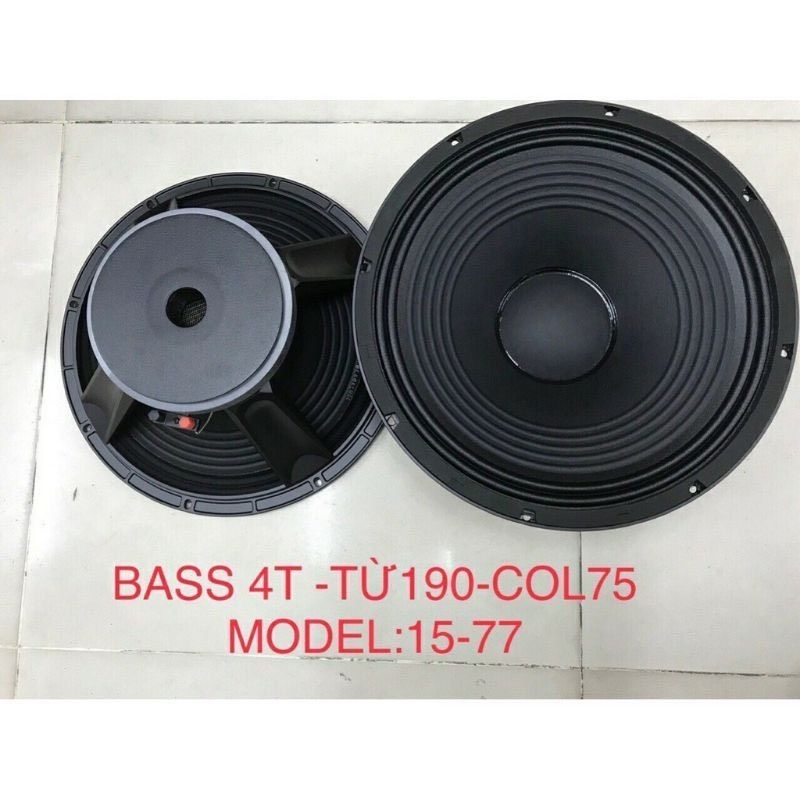 1 Cặp Loa Bass 40 Coil 75 Từ 190 Hàng Nhập China Sườn Nhôm Đúc - Dùng Được Cho Loa Kéo - Dày Dặn Cứng Cáp - Âm Bass Lực