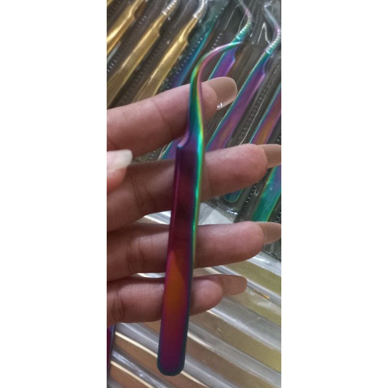 Nhíp gắp mi, tách mi 7 màu