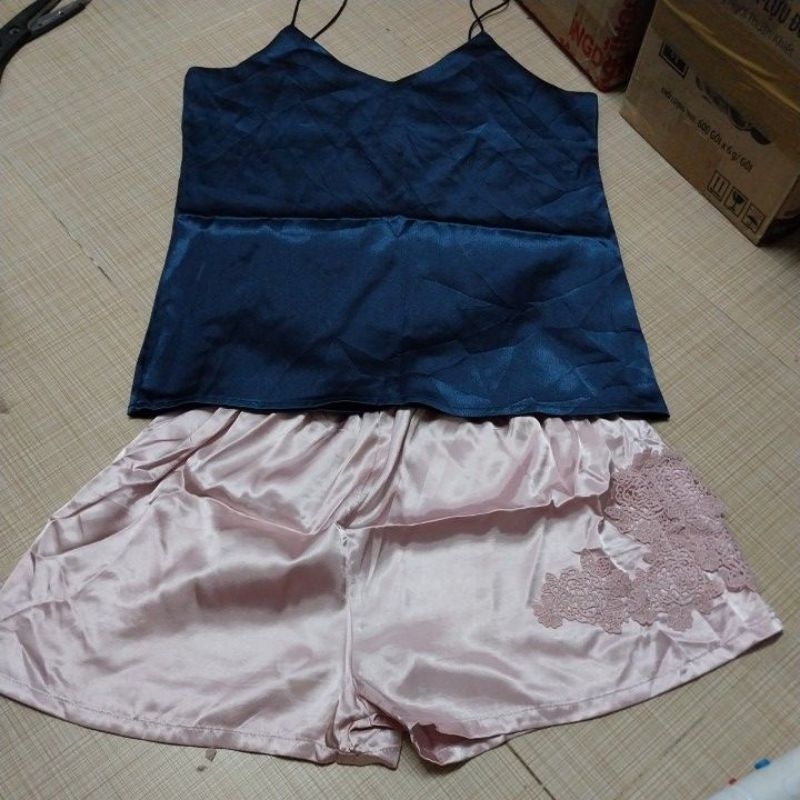 set bộ ngủ, áo choàng, áo đầm ngủ hàng si 45k