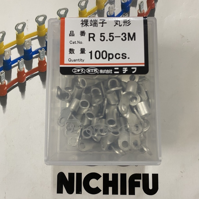 Đầu Cosse Nichifu mã R5.5-3.5N, R5.5-3M, R5.5-4N, R 5.5-5, R 5.5-5S, R 5.5-6, R5.5-8S/ Đầu bấm cosse
