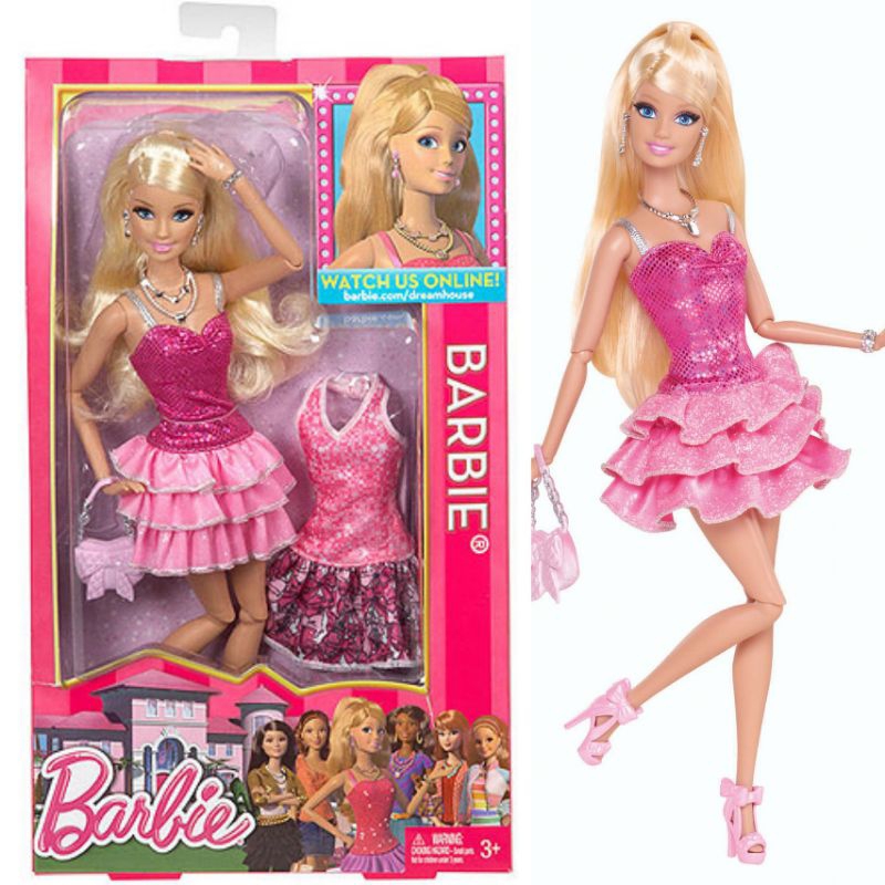 Búp bê BARBIE Life in the dream house 2012 có khớp và lông mi thật (nude) - Fashionista khớp