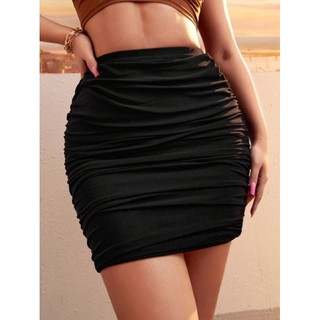 [ BIGSIZE TỪ 55-90KG ] CBS10 Chân váy thun nhún 2 bên