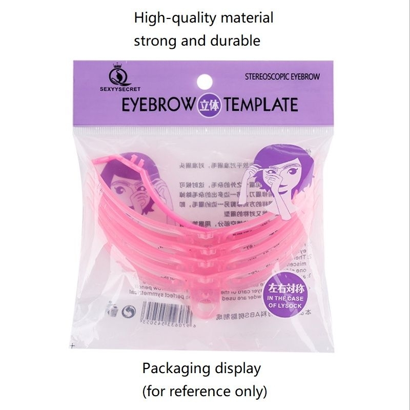 Bộ 4 Khuôn Kẻ Chân Mày Tái Sử Dụng