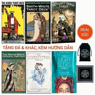🎁 Bộ bài tarot Rider waite, Smith waite tarot, Gregory Scott, Linestrider tarot, Light seer 's, Deviant Moon, A.E Waite