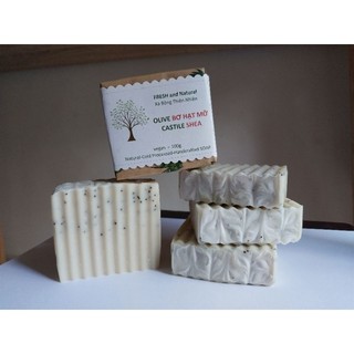 Xà bông Castile Shea / Olive Bơ Hạt Mỡ