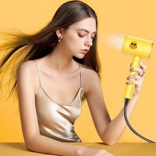 Máy sấy tóc mini hình con vịt vàng, nóng lạnh 3 tốc độ gió, siêu dễ thương.