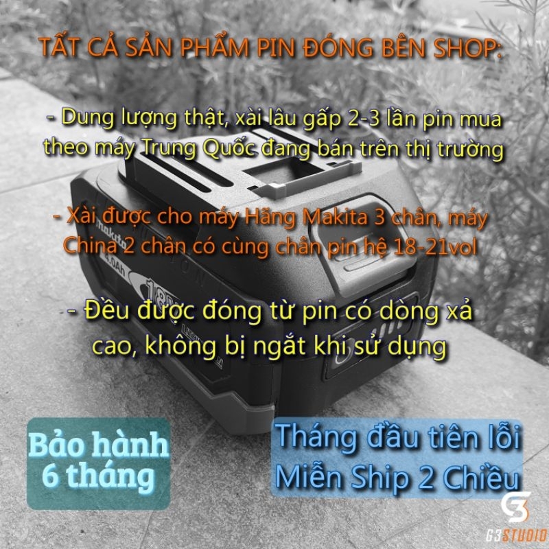 Pin Đóng DeWALT - Dung Lượng 5A / Xả 50A - Nhận Sạc Zin