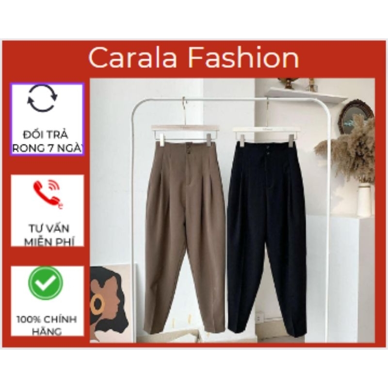 {MẪU MỚI SIÊU HÓT} Quần baggy 2 Khuy Cạp Liền - Mã 457 Quần Công Sở Cạp Cao