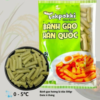 BÁNH GẠO HÀN QUỐC VỊ LÁ DỨA 1KG SIÊU RẺ