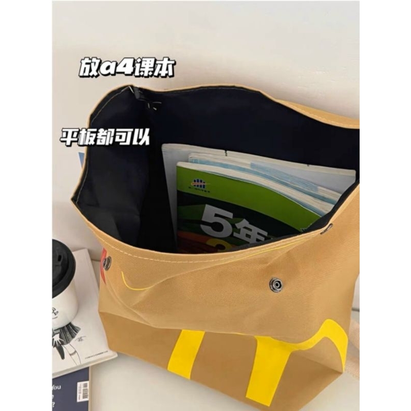 Balo Túi Xách Bằng Vải Hoạt Hình Vui Nhộn Phong Cách Hàn Quốc P.c