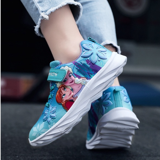 Thể thao Elsa màu xanh siêu nhẹ cho bé gái 3-9 tuổi