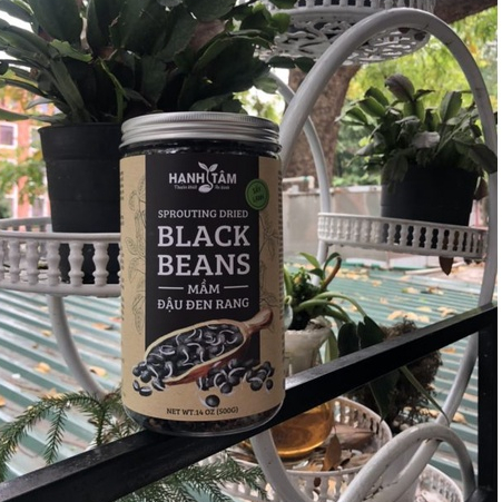 Trà mầm đậu đen rang original HẠNH TÂM hộp 500gr