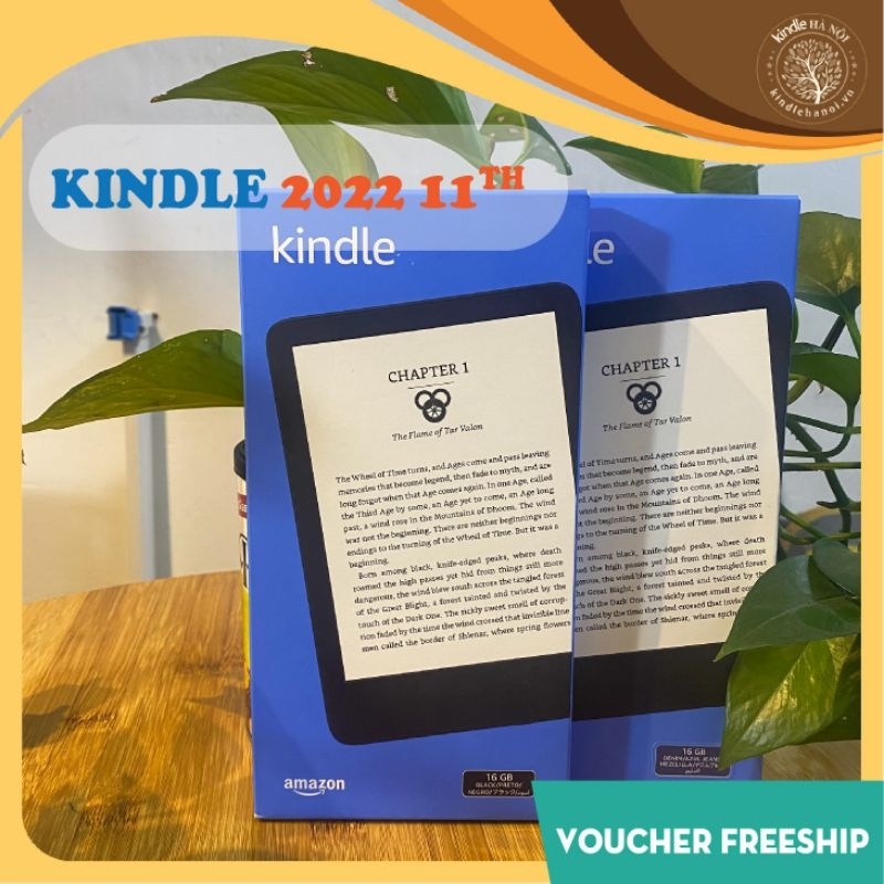 New 100%| Máy đọc sách Kindle 2022 màn hình 6 inch, độ phân giải 300ppi, dung Lượng 16GB, cổng sạc type C | BigBuy360 - bigbuy360.vn