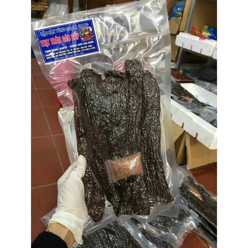 256k/500g trâu sấy khô gác bếp kèm gia vị cao cấp