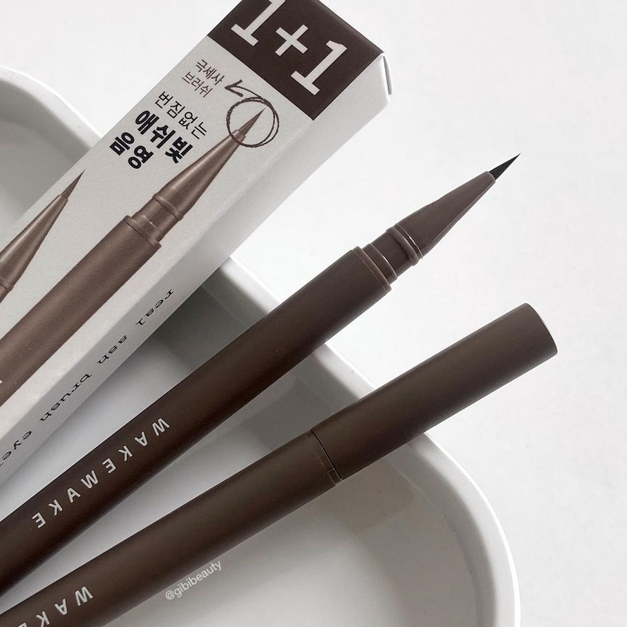 Kẻ mắt WAKEMAKE Real Ash Brush Eyeliner