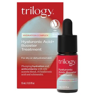 Serum cấp nước, căng bóng da Trilogy Hyaluronic Acid + Booster Treatment 5/15ml
