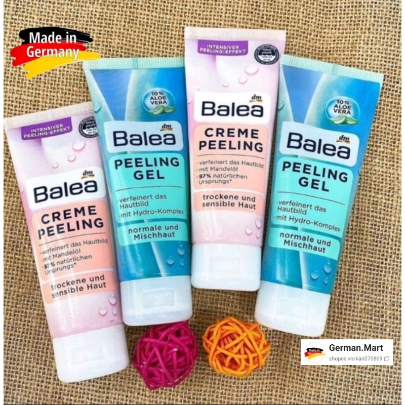 🇩🇪 TẨY DA CHẾT MẶT BALEA PEELING GEL - HÀNG CHUẨN ĐỨC