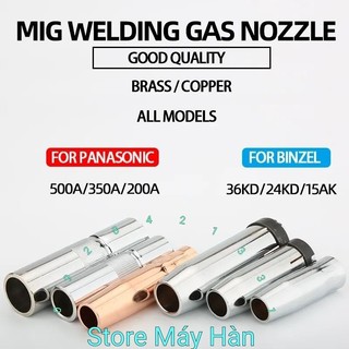 Chụp khí 15Ak_200A_ 24KD_350_500A_36KD của súng hàn mig
