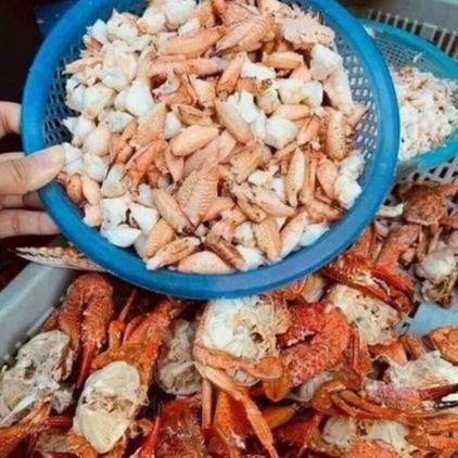 Thịt ghẹ bóc nõn ko pha tạp 500gr❤️Tmart- Thực phẩm sạch