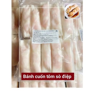 BÁNH CUỐN TÔM SÒ ĐIỆP hàng xuất khẩu. Túi 20 cuốn 800g (Giao hỏa tốc)