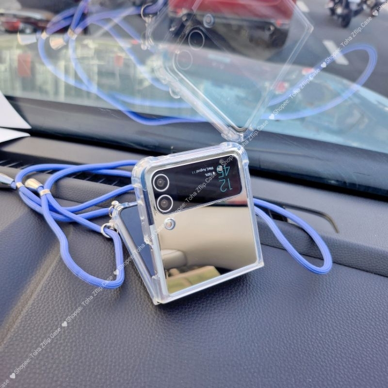 [Mới] Ốp samsung Z Flip 3 / Z Flip 4 chống sốc dây vải đeo chéo nhiều kiểu