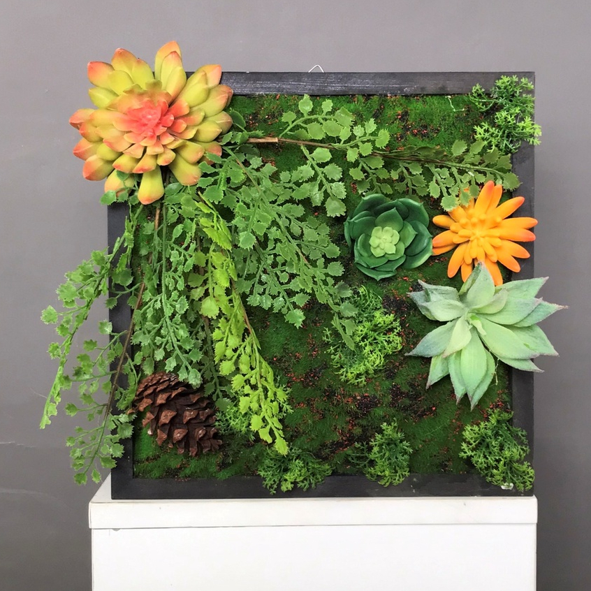 Tranh cây trang trí size 30cm x 30cm - Tranh cây An Thịnh Decor
