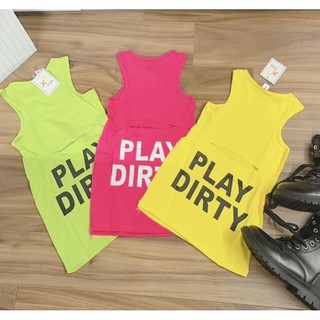 Váy body play dirty hở lưng sành điệu cho bé gái hè 2024