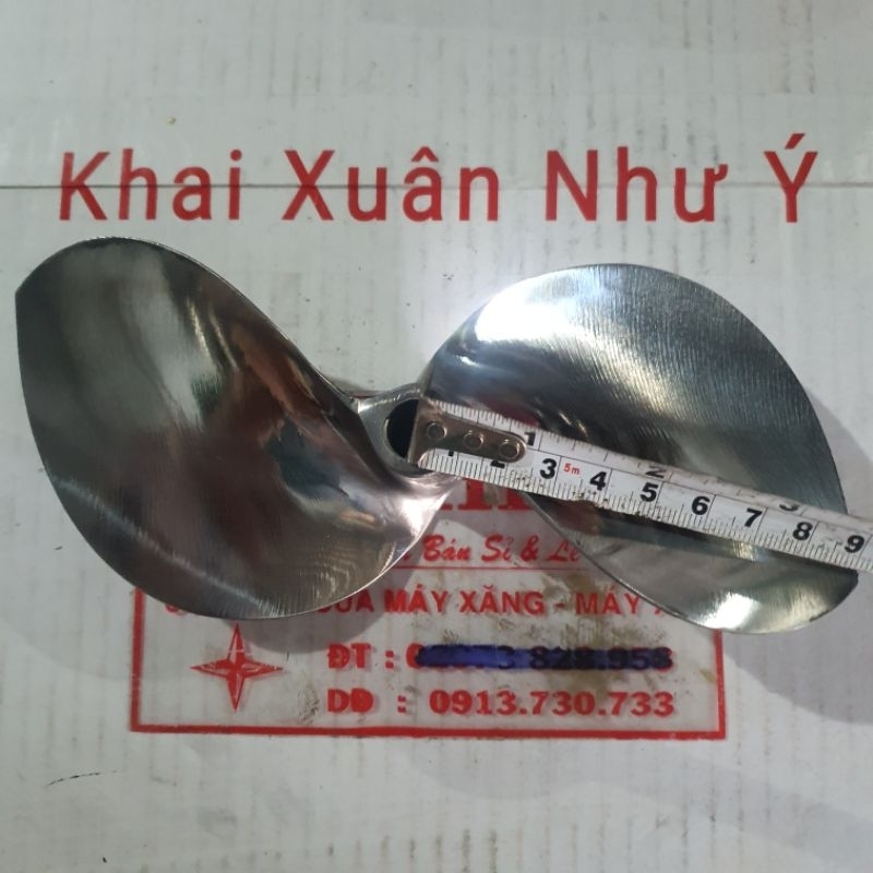 Chân vịt inox 2 cánh thái honda 7.0hp 7.5hp máy trơn loại bóng gương cam kết như hình giá sỉ