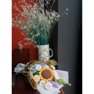 Bó Hoa Bằng Len (theo mẫu của tiệm) - Đỗ Tiệm Handmade