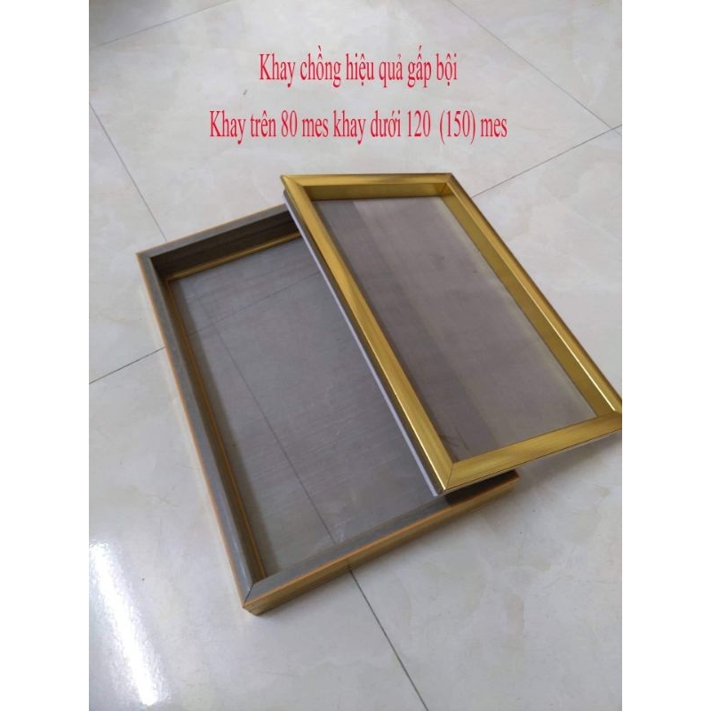 Khay tách phân bể cá. Lưới inox 304