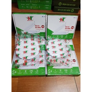 ♥️ đèn led siêu mỏng âm trần 12w ht - hàng việt nam bảo hành 2 năm.