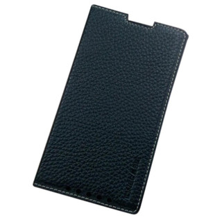 Bao da IONE cho Blackberry Priv da bò (đen)