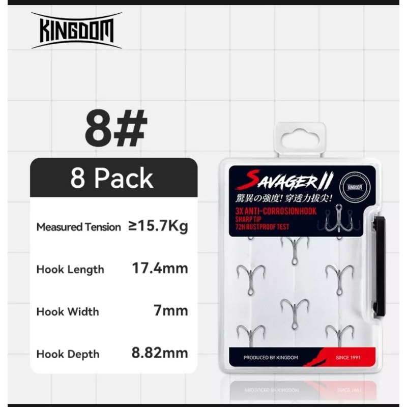 Lưỡi 3 tiêu Kingdom