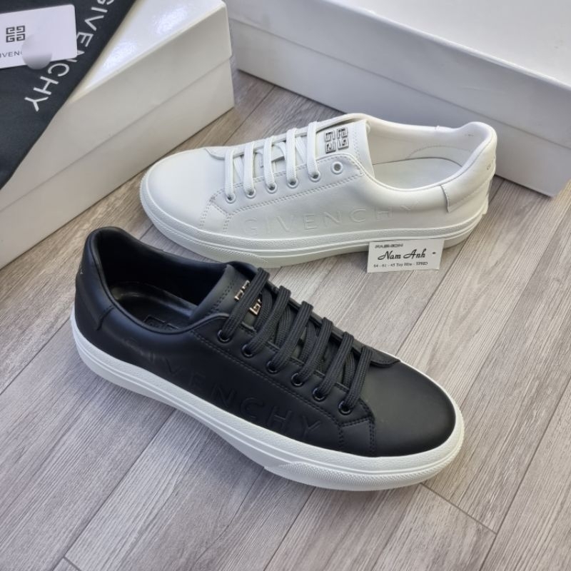 Giày dây da sneaker nam GVC cao cấp full box