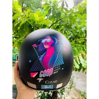 Nón bảo hiểm clear - Hàng đẹp