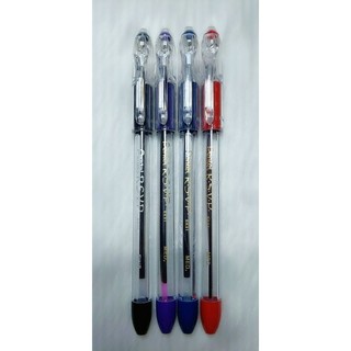 Bút bi rsvp pentel bk90 fine 4cây xanhblue&tím&đen&đỏ