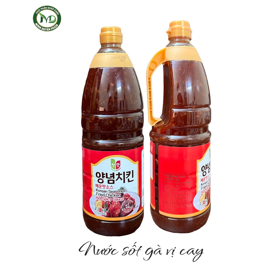 Nước xốt gà chiên vị vay 2,1kg nhập khẩu Hàn Quốc