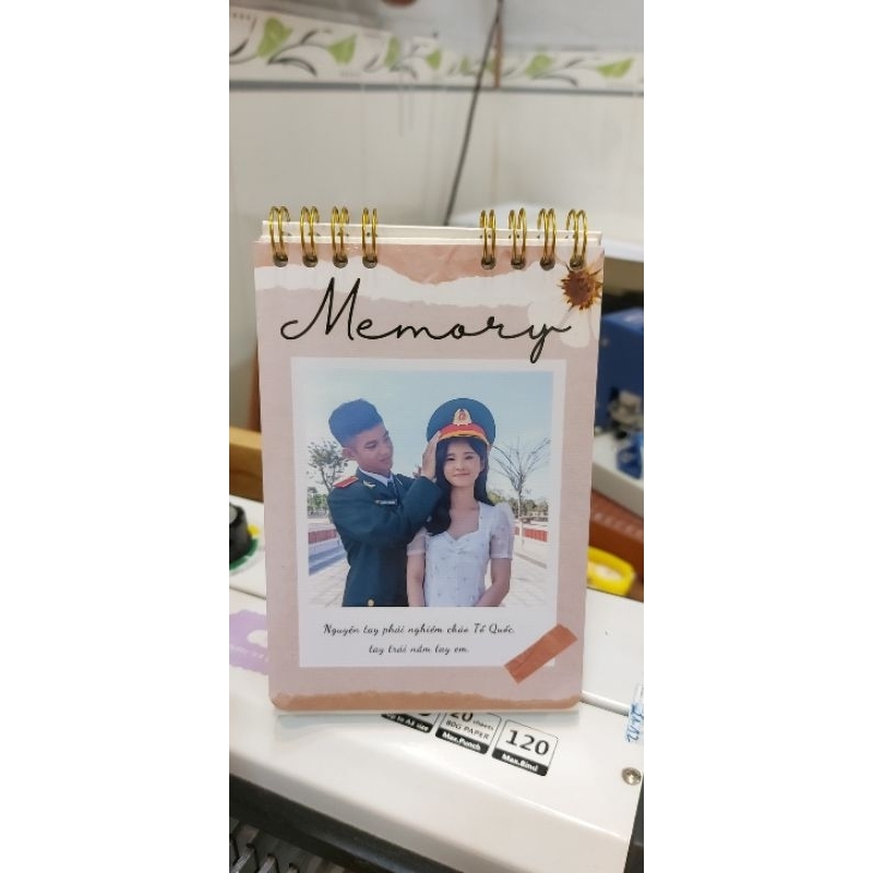 Lịch mini thiết kế theo yêu cầu kích thước 10×15cm| schepub handmade