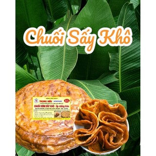 Chuối xiêm ép dẻo - Chuối sứ thơm ngon - Ép miếng tròn- 1kg