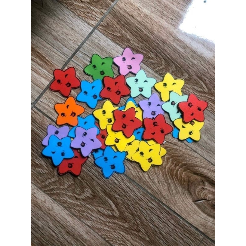 ngôi sao nam châm ép plastic 85k/100 ngôi sao