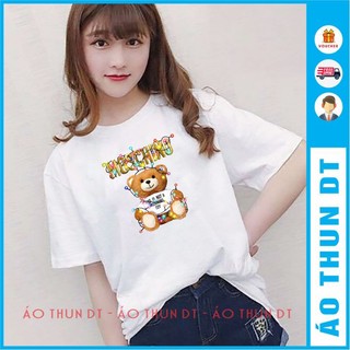 Áo thun tay lỡ Moschino