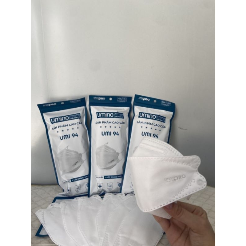 Thùng 300c Khẩu trang 4D KF94 UminoPro tiêu chuẩn Hàn Quốc