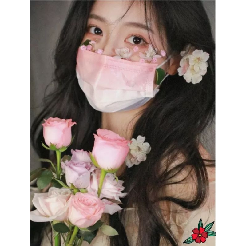 Sẵn - Khẩu Trang Cầu Vồng Pastel Ombre