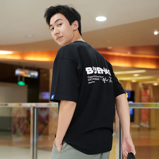 Áo thun local brand tay lỡ form rộng unisex cho nam nữ BUENAS - SWT39