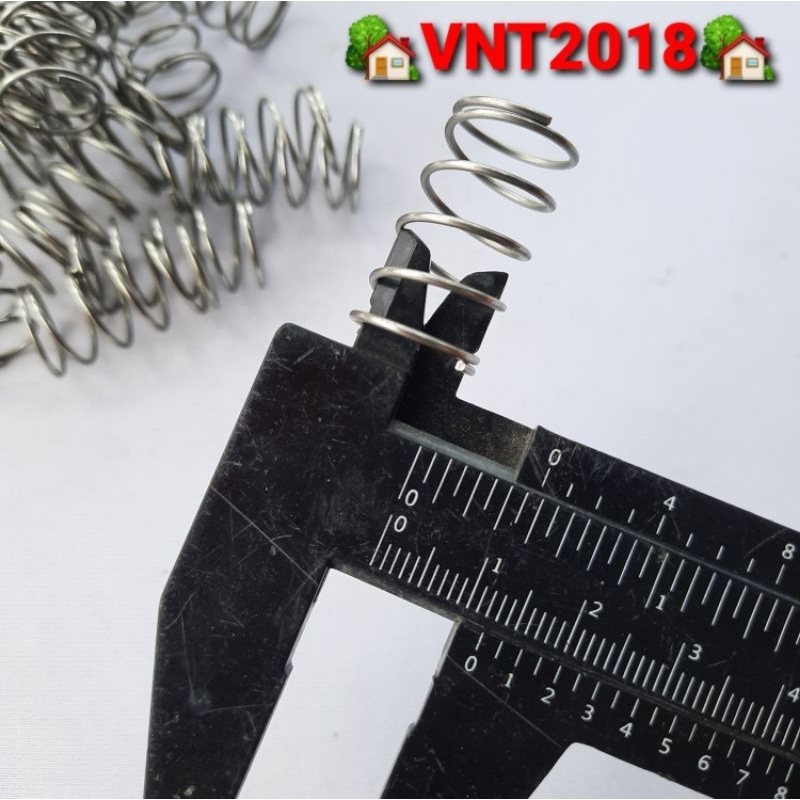 Lò xo nén inox304 phi 14mm sợi 1mm