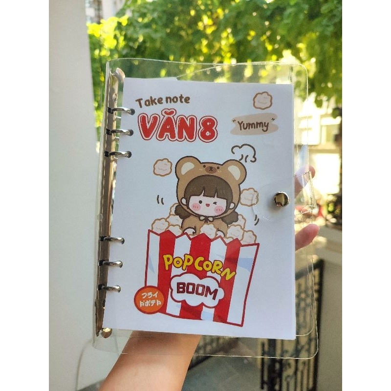 Sổ giấy trang trí Văn 8