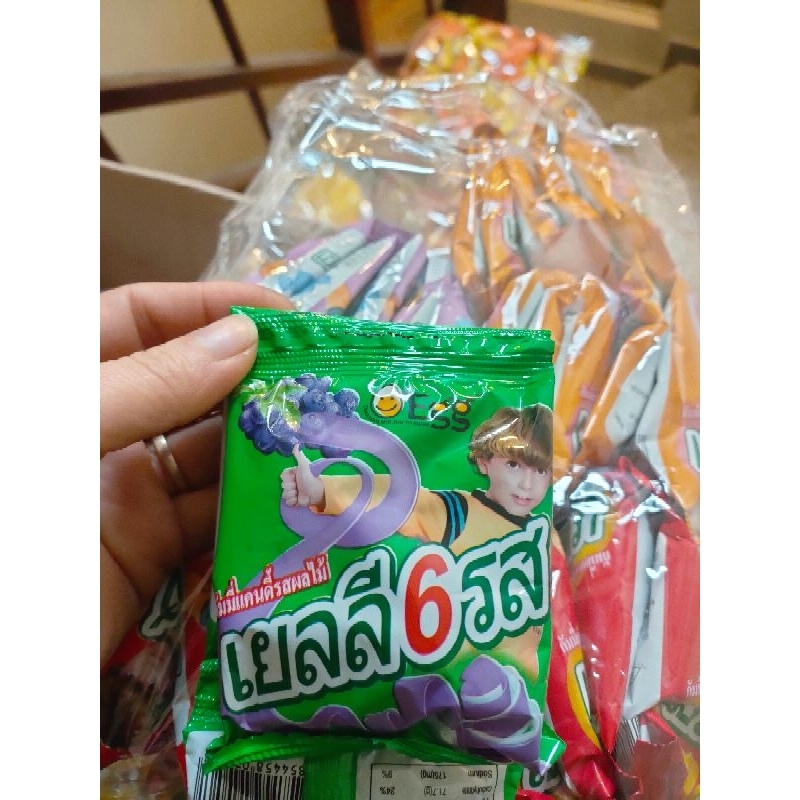 1 bịch 30 gói kẹo dẻo thái lan 6 mùi